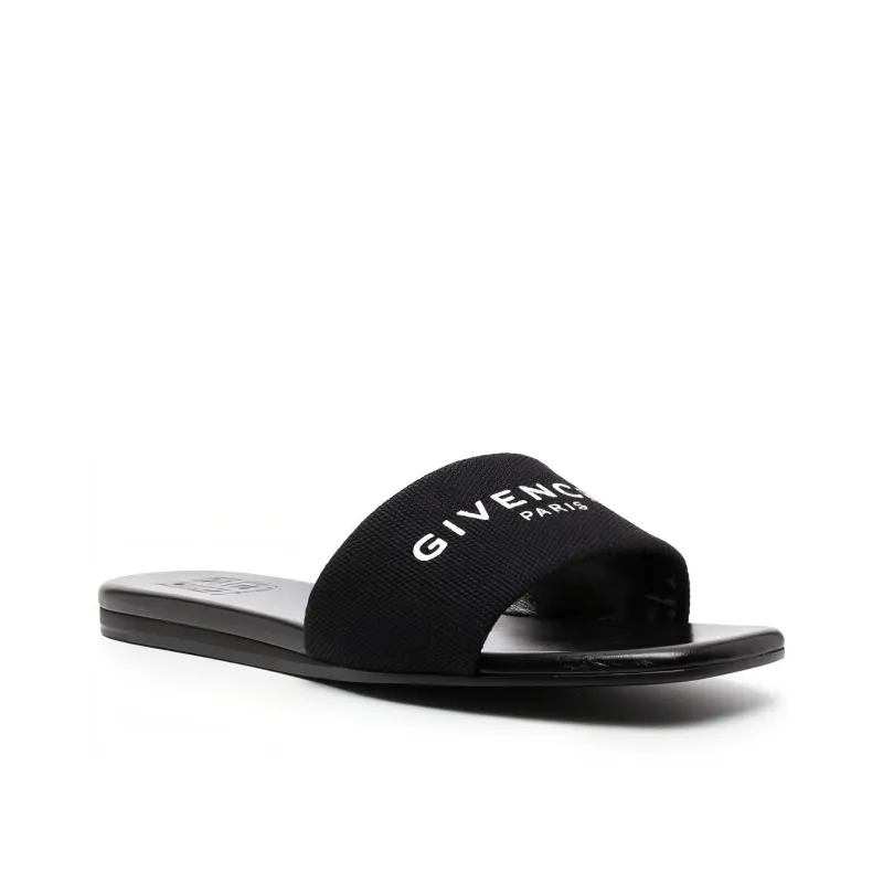 Givenchy Logo print Flat Slides-2