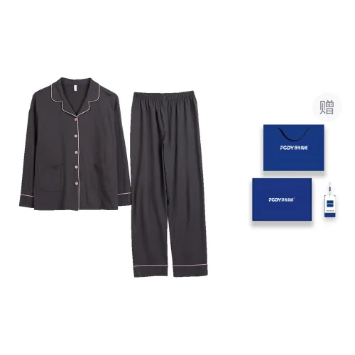 Floating Light Islands Pajama Set Women's Box Gray