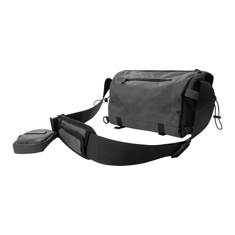 KONADCT Nylon Commute Urban Techwear Crossbody Bag Large Size Unisex Khaki/White/Gray/Army Green-14