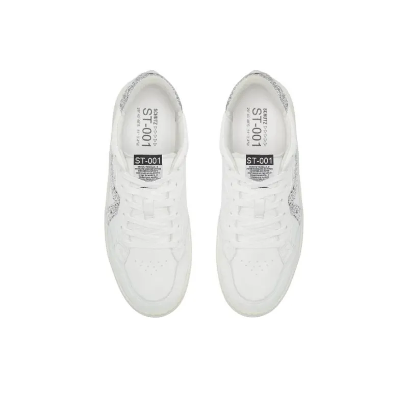 Schutz St 001 Low-Top Skateboard Shoes Women's White-4