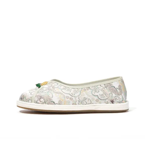 Old Meihua Casual Single Shoes Women's Silver
