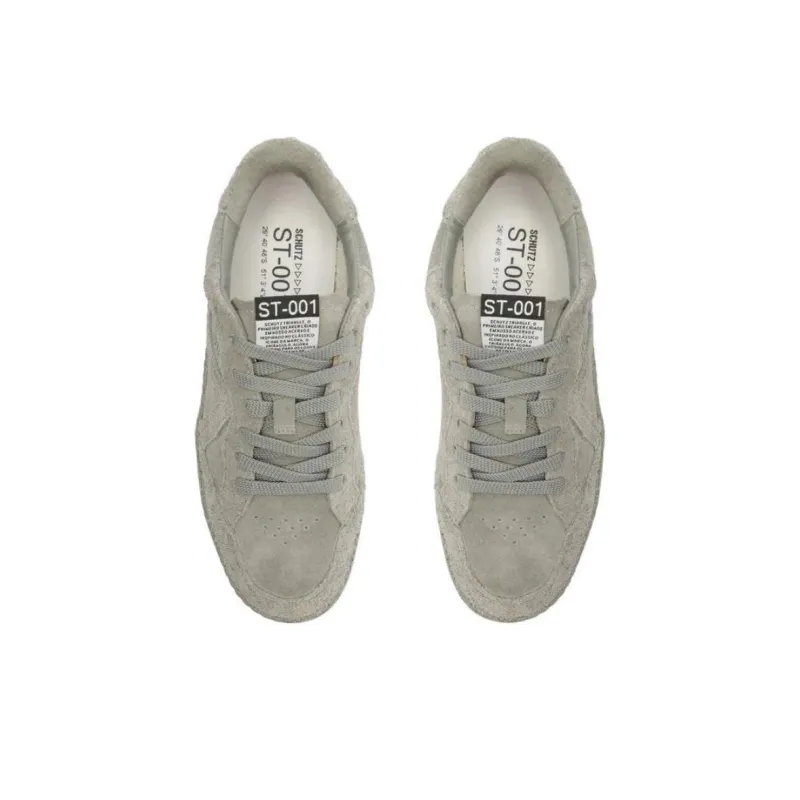 Schutz ST 001 Low-Top Skateboard Shoes Women's Gray-4