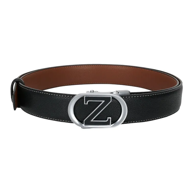 NINE NAIL Cow Leather Genuine Leather Leather Belts Men's Width  3.5cm-2