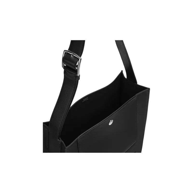 HERMES Evergrain Calfskin Tote Bag Shopping Bag Shoulder Bag Crossbody Bag Handbag Men's 89 Noir Black-3