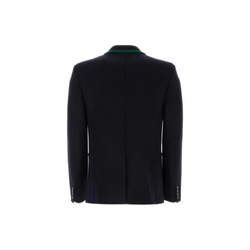 Valentino VLogo Patch Single Breasted Jacket-1