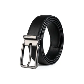 MILLIE'S Cow Split Leather Leather Belts Men's Width 3.5CM