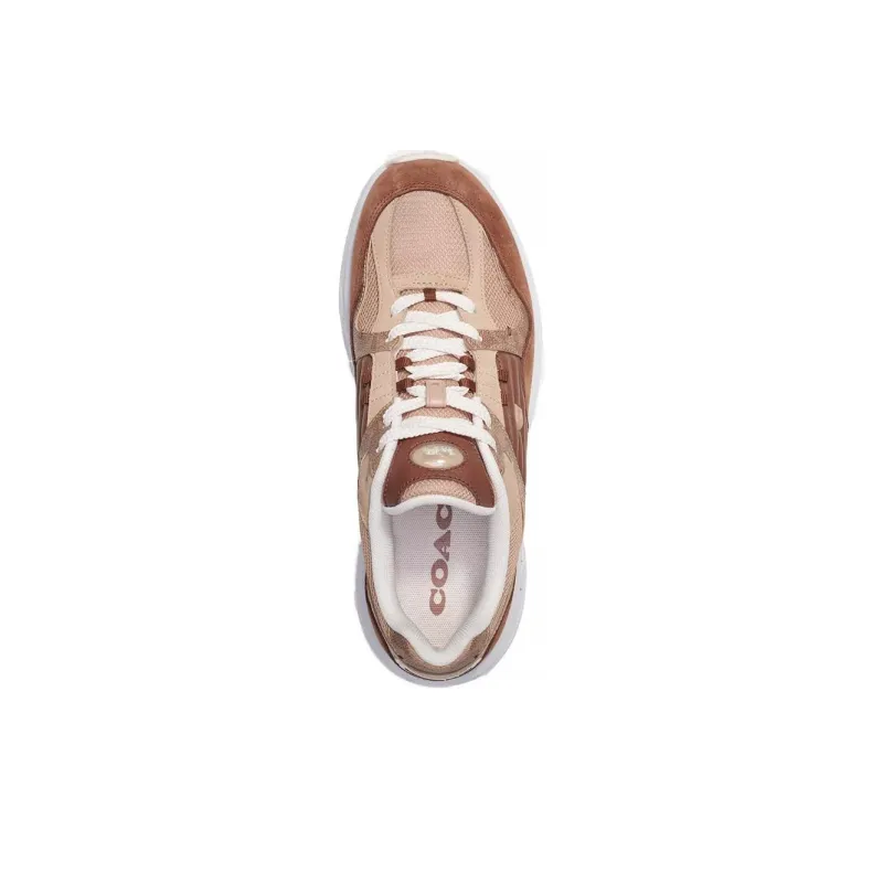 COACH Low Top Casual Shoes Men's Brown-4
