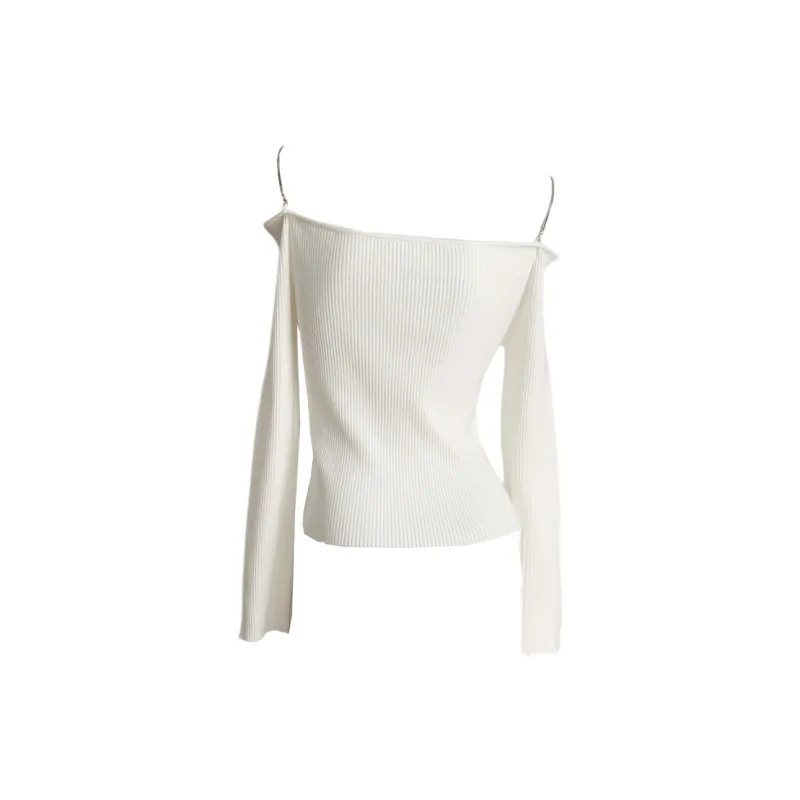 TURN UP Knitwear Women's White-1