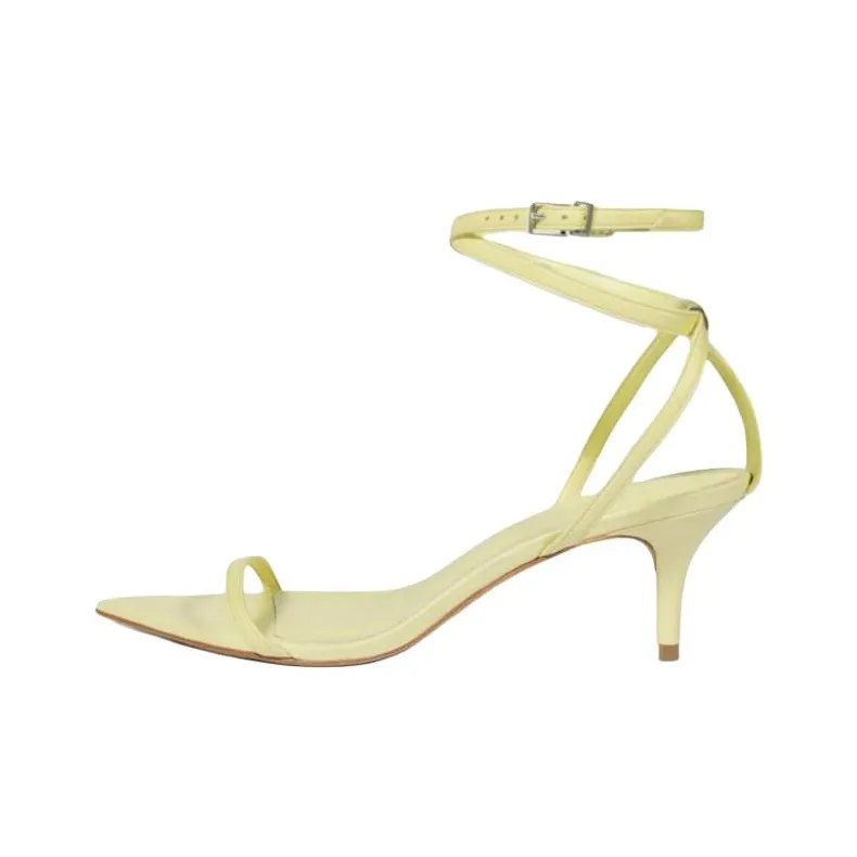Schutz Strap Sandals 6.7cm Women's Green-0