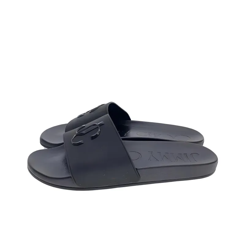 Jimmy Choo Port Monogram-logo Slides-2