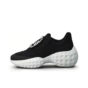 Roger Vivier Viv' Run Light Embellished Buckle Sneakers Women's