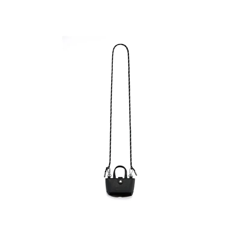Crying Center PU Earphone Case Mini Unisex Black/White-1
