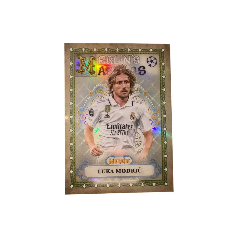Topps Luka Modrić 2023 Merlin Real Madrid, Master Card, Silver Fold, Player Card, Card Product Access Sports Cards 1 Pc-0