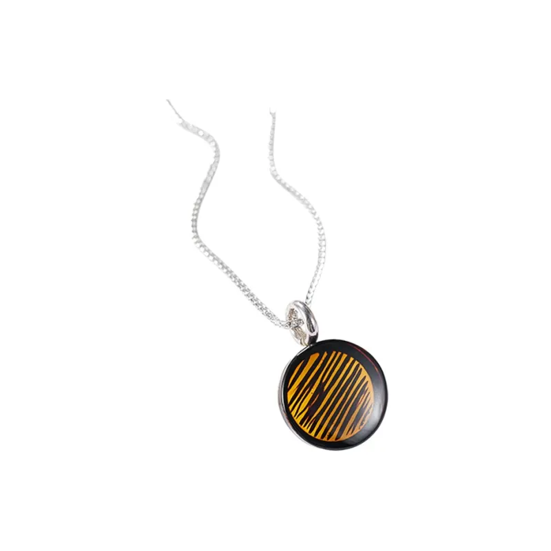 S&A Amber Fine Jade Necklaces Women's-1