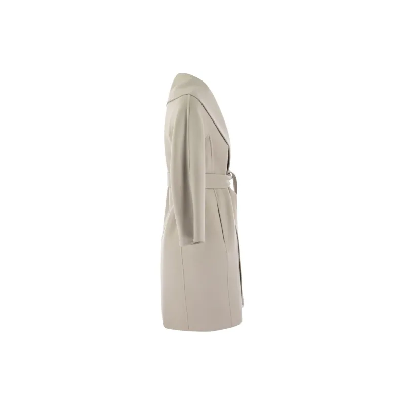 'S MAX MARA Belted Long Sleeved Coat-2