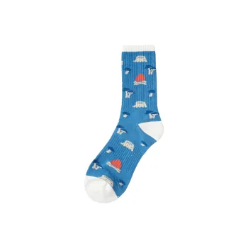 THE NORTH FACE CAMPING COOLMAX MID SOCKS Mid-Calf Socks Unisex 1 Pack Gray Blue