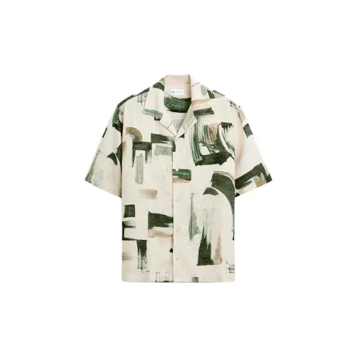 ZARA Shirts Men Green