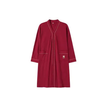 Mulong Family Bath Robes Men's Red