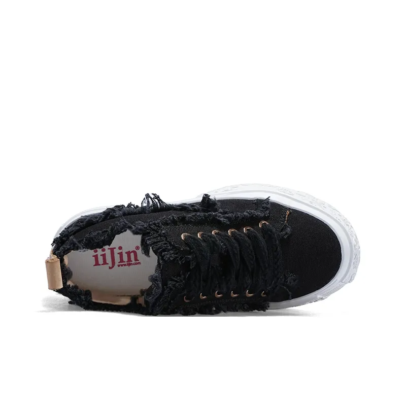 IiJin Low Top Skateboard Shoes Women's-3