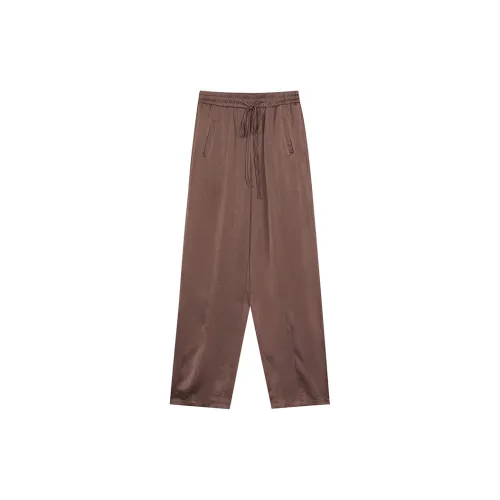 ELF SACK Casual Pants Women's Rich And Fragrant Burgundy