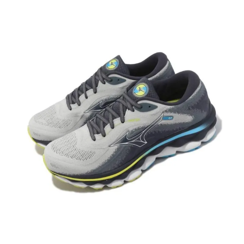 Mizuno Wave Sky 7 Super Wide 'Black Glacial Ridge'-1