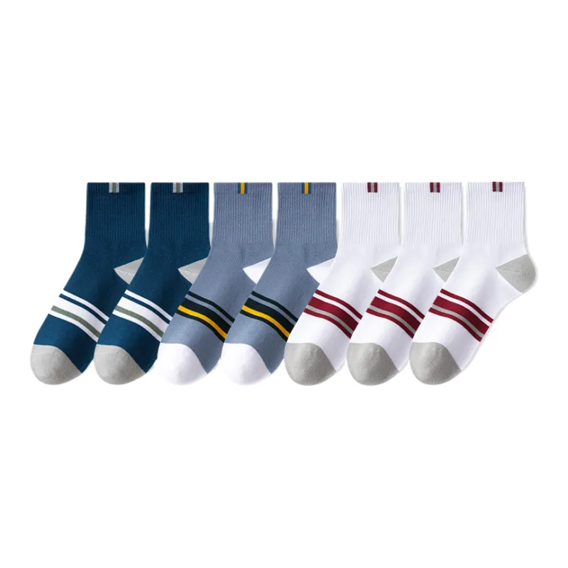 Lan Miao Mid Calf Socks Men's 7 Pack-7