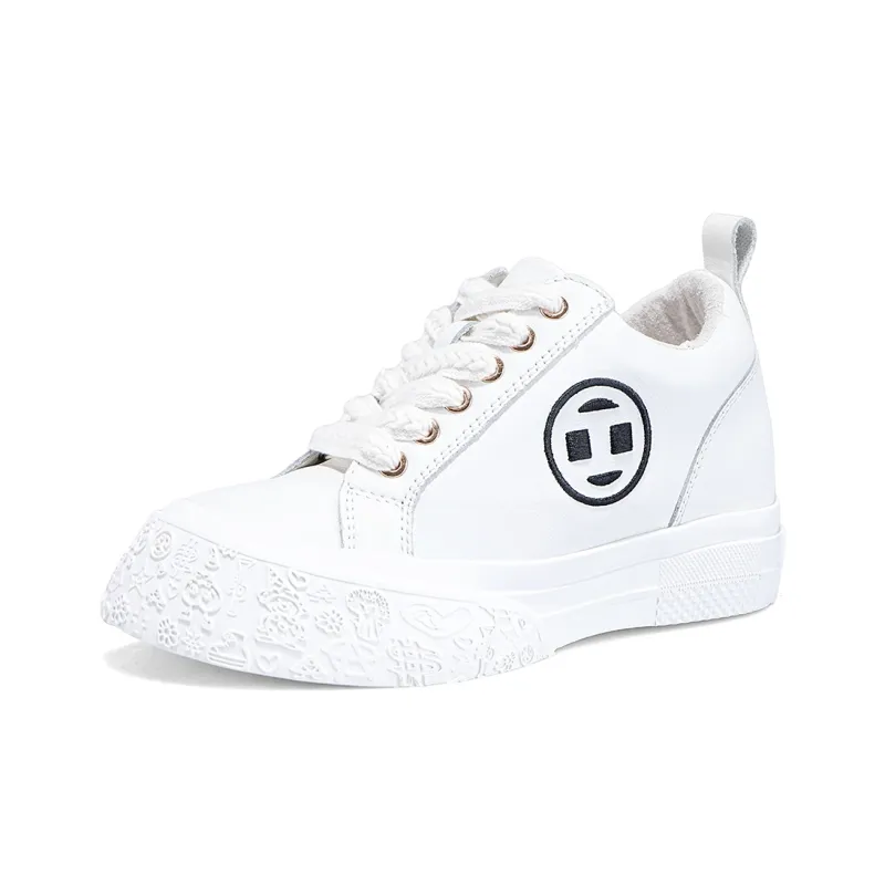 IiJin Slip-Resistant Low-Top Skateboard Shoes Women's-1