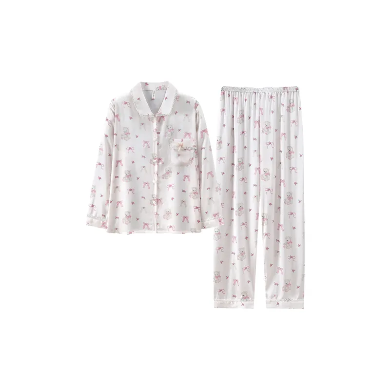 Maultiay Pajama Set Women's Pink-0