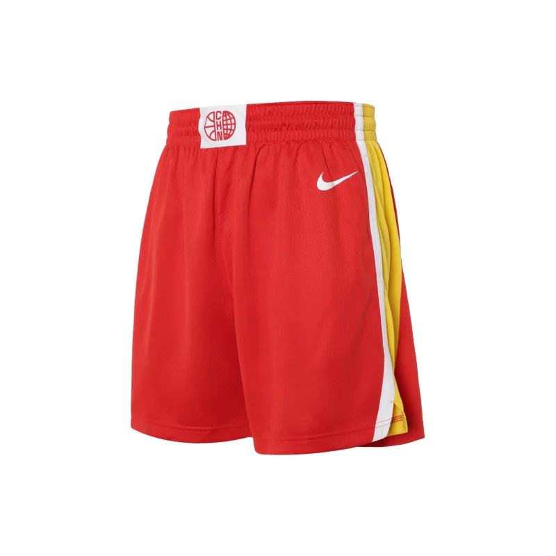Nike Chinese Women's Basketball Team Olympic Series Basketball Shorts Women's Comet Red-1