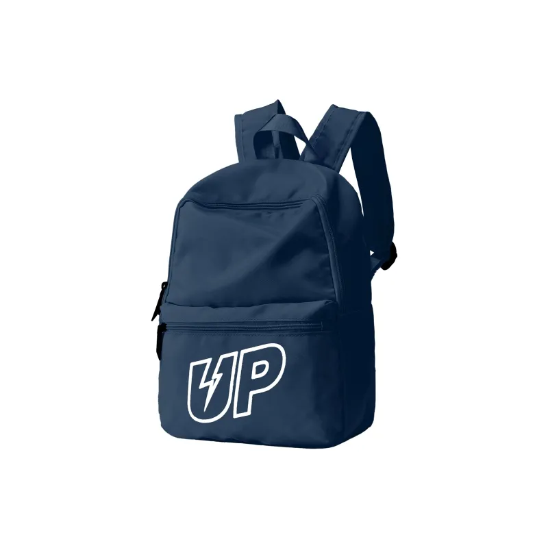 TURN UP Polyester Students Backpack Regular Unisex Blue-1