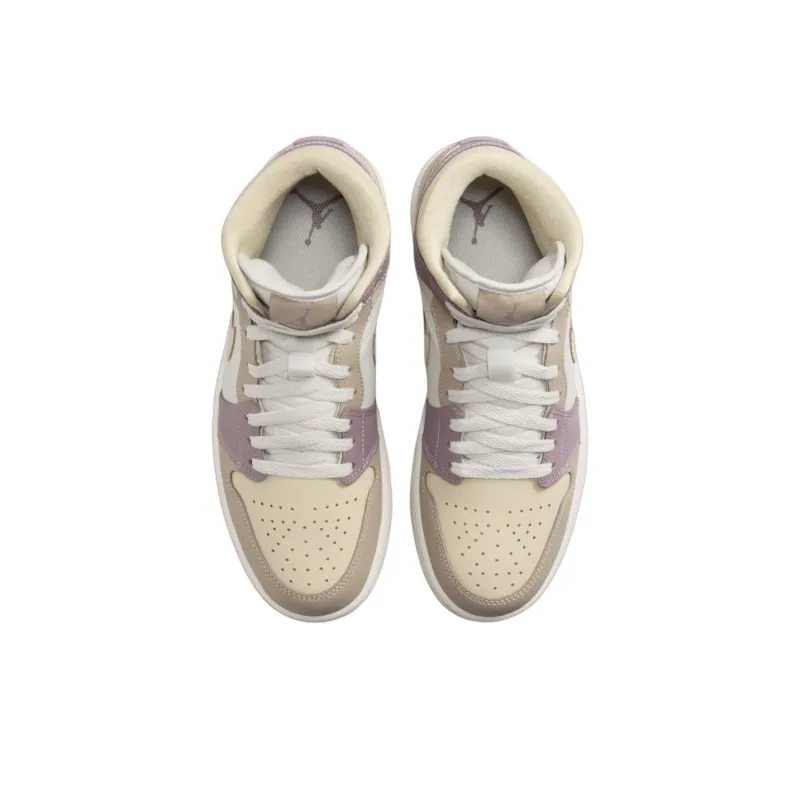 Jordan 1 Mid Light Orewood Brown Taupe Grey Women's-4