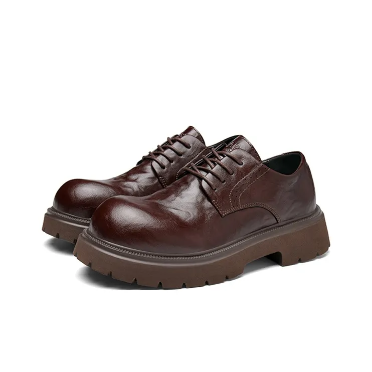 FAIRWHALE Men's Casual Leather Shoes Men's-8