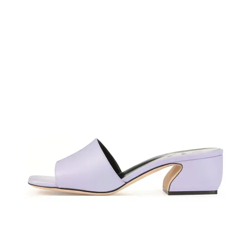 Si Rossi Single Strap Leather Mules