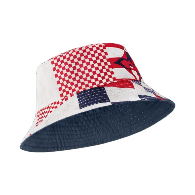 LOUIS VUITTON Damier Flags Reversible Bucket Hat-0