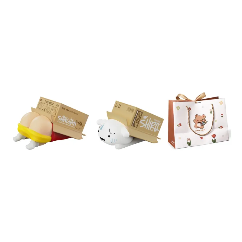 ROCK x SHINCHAN Cat And Mouse Night Light Chibi Figures 16.5cm-5