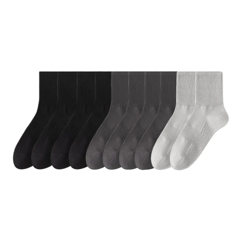 Lan Miao Mid Calf Socks Men's 10 Pack-9