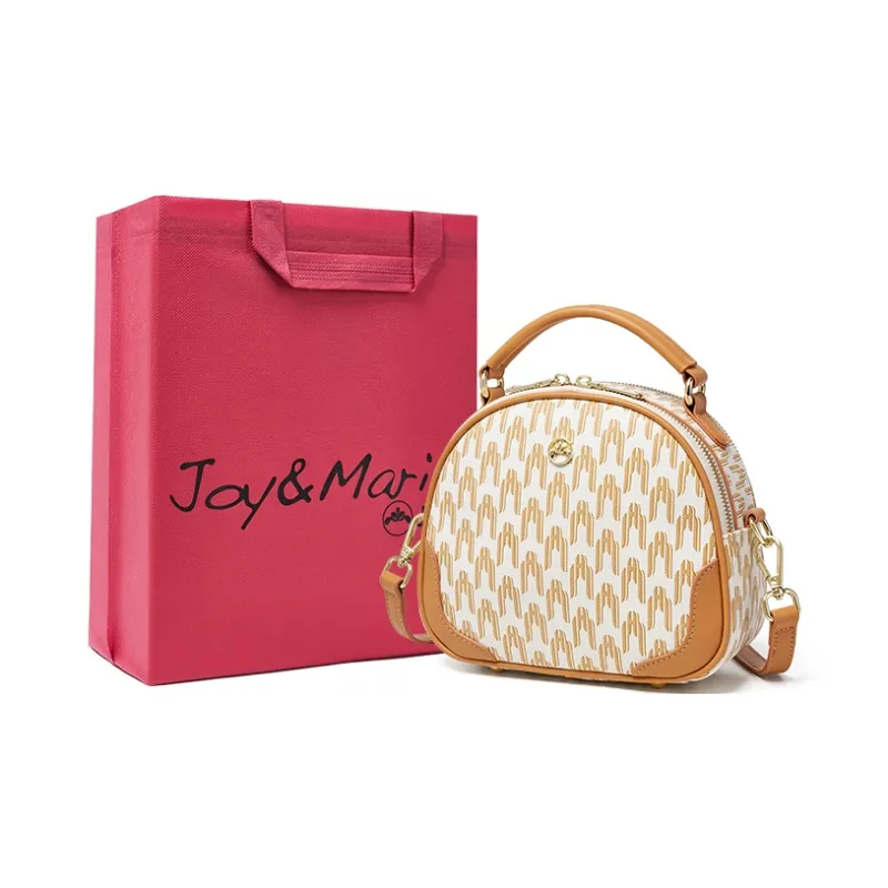 Joy&Mario PVC Lightweight Practical Advanced Commute Regular Women's Beige Yellow/Tale Green/Cocoa Coffee-5