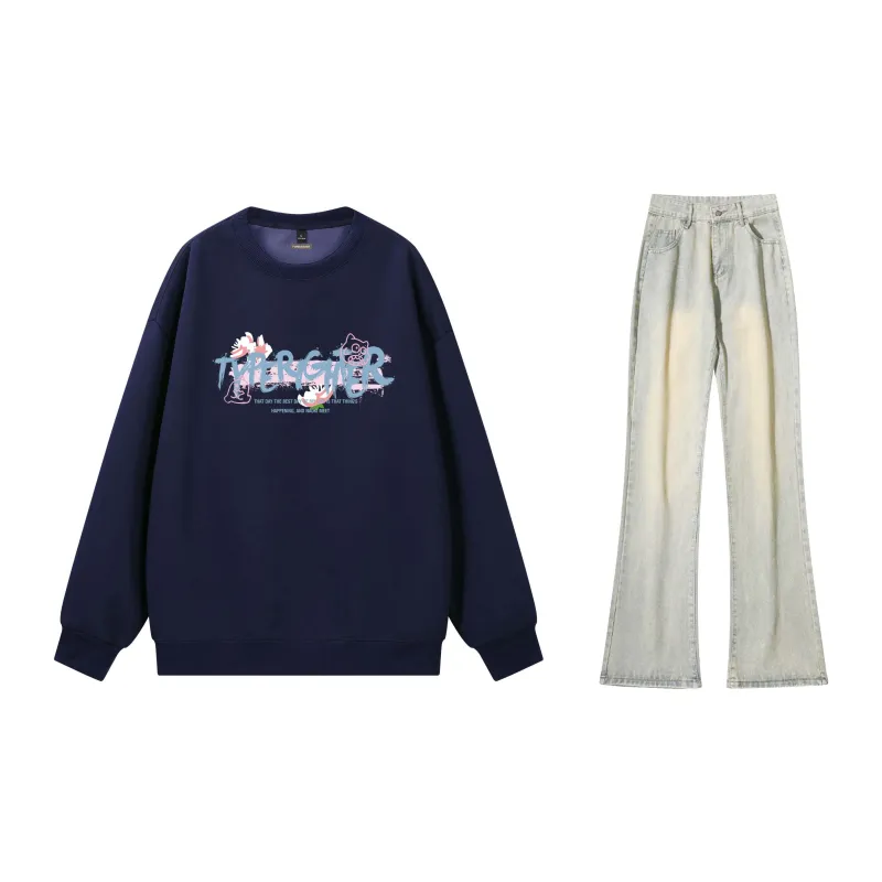 TYPERIGHTER Sweatshirt Set Unisex-9