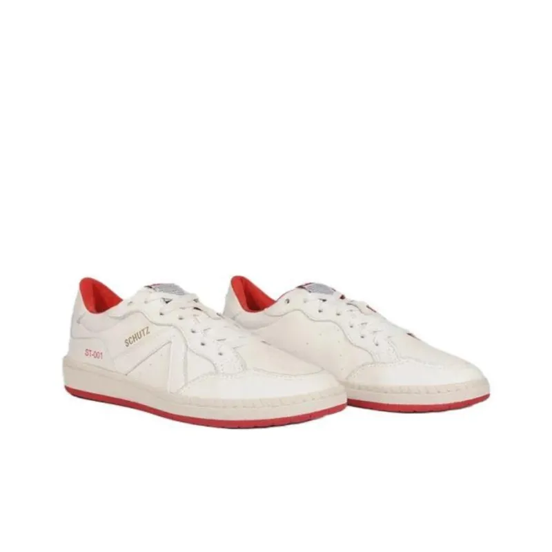 Schutz ST 001 Low-Top Skateboard Shoes Women's White-2