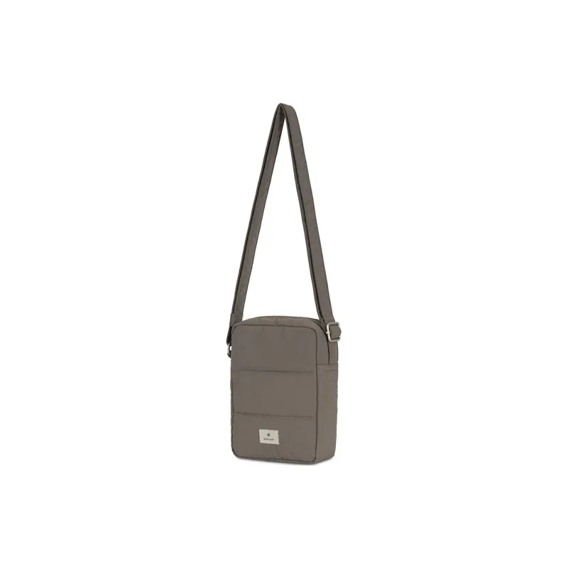 Snow Peak Nylon Crossbody Bag Mini Women's Dark Khaki-1