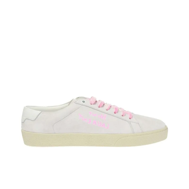 SAINT LAURENT Laurent Stylish Skateboarding Shoes Women's Gray-1