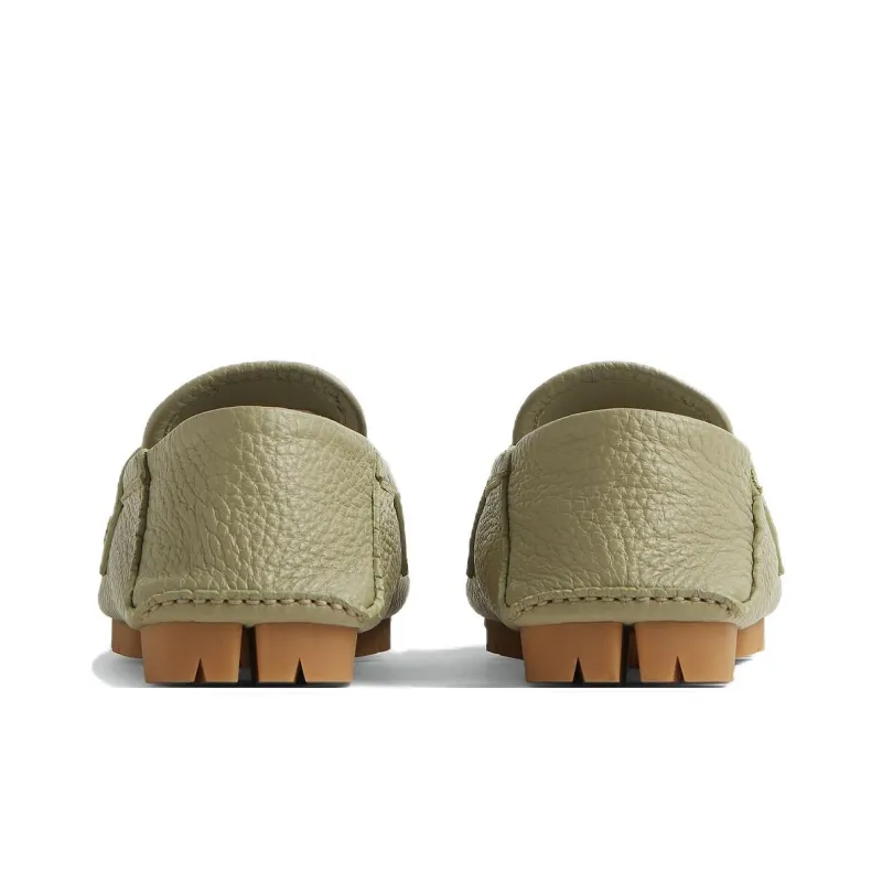 Bottega Veneta Shore Loafers Men's Green-4