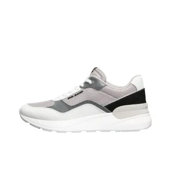MICHAEL KORS MK Sports Casual Shoes Men's Gray White