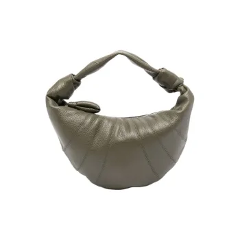 Lemaire Cow Leather Croissant Bag, Handbag, Shoulder Bag Mini Women's Olive Green