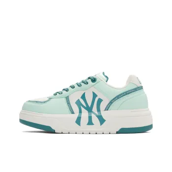 MLB New York Yankees Slip Resistant Height Increasing Low Top Skateboard Shoes Unisex Hemp Mint