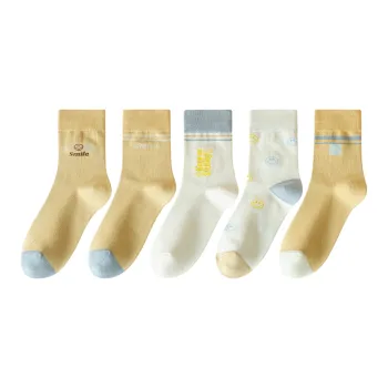 Lan Miao Mid-Calf Socks Women's 5 Pack
