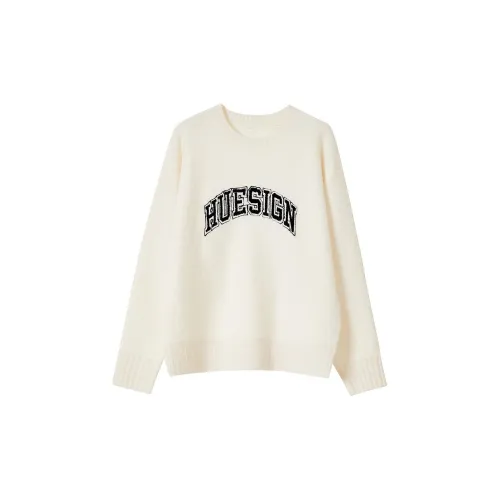 H'S Sweaters Women's White