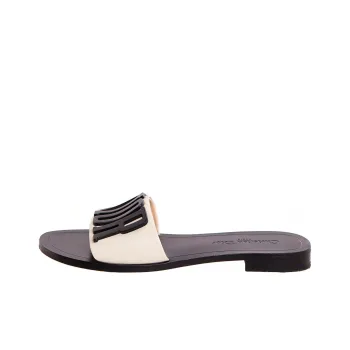 DIOR Diorevolution Abrasion Resistant Slide Slippers Women's White