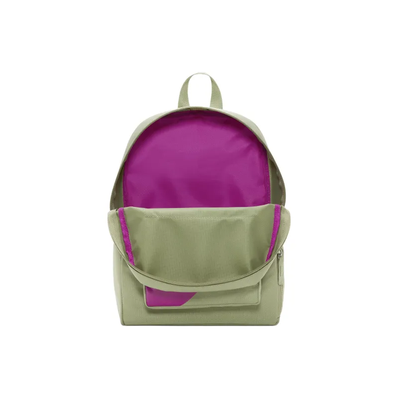 Nike Polyester Backpack Regular Men's Olive Green With Bright Grape-3