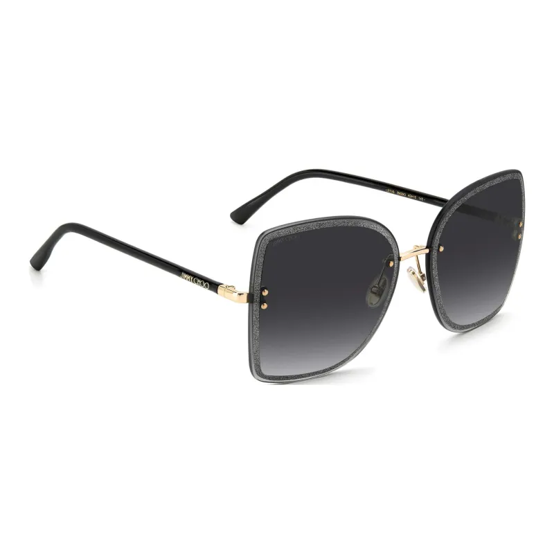 Jimmy Choo Acetate Metal Butterfly Sunglasses Women's Black-2